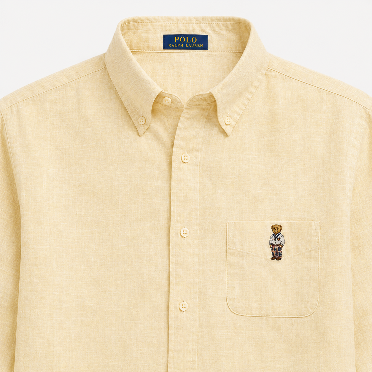ABD Biege Yellow LINEN Shirt