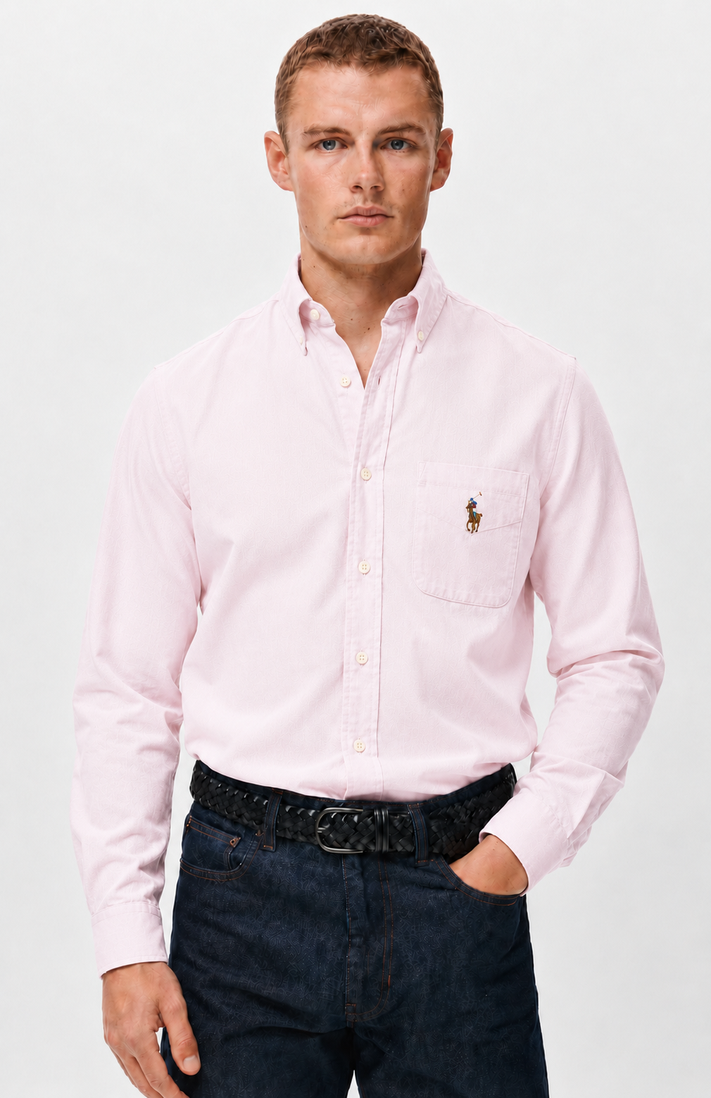 RL Luxury Pink Full Sleeve Shirt