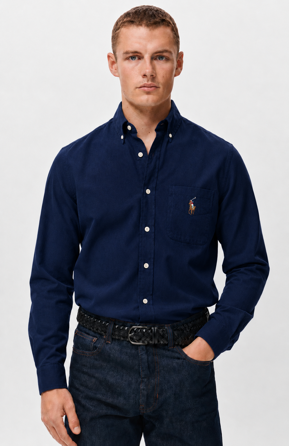 RL Luxury Blue Full Sleeve Shirt