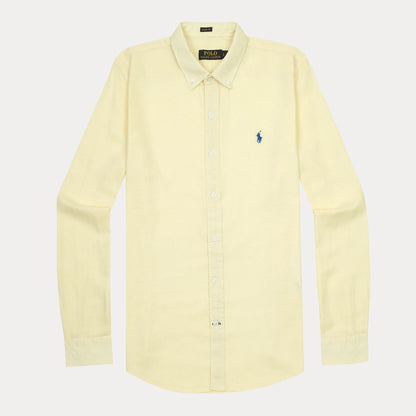 RL Lemon Yellow Linen Shirt