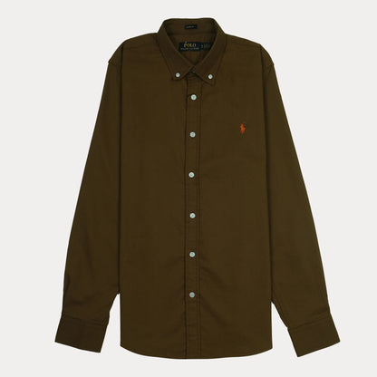 RL Brown Classic Fit Shirt