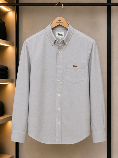 L Premium Classic light grey Full Sleeve Shirt