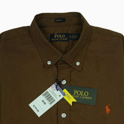 RL Brown Classic Fit Shirt