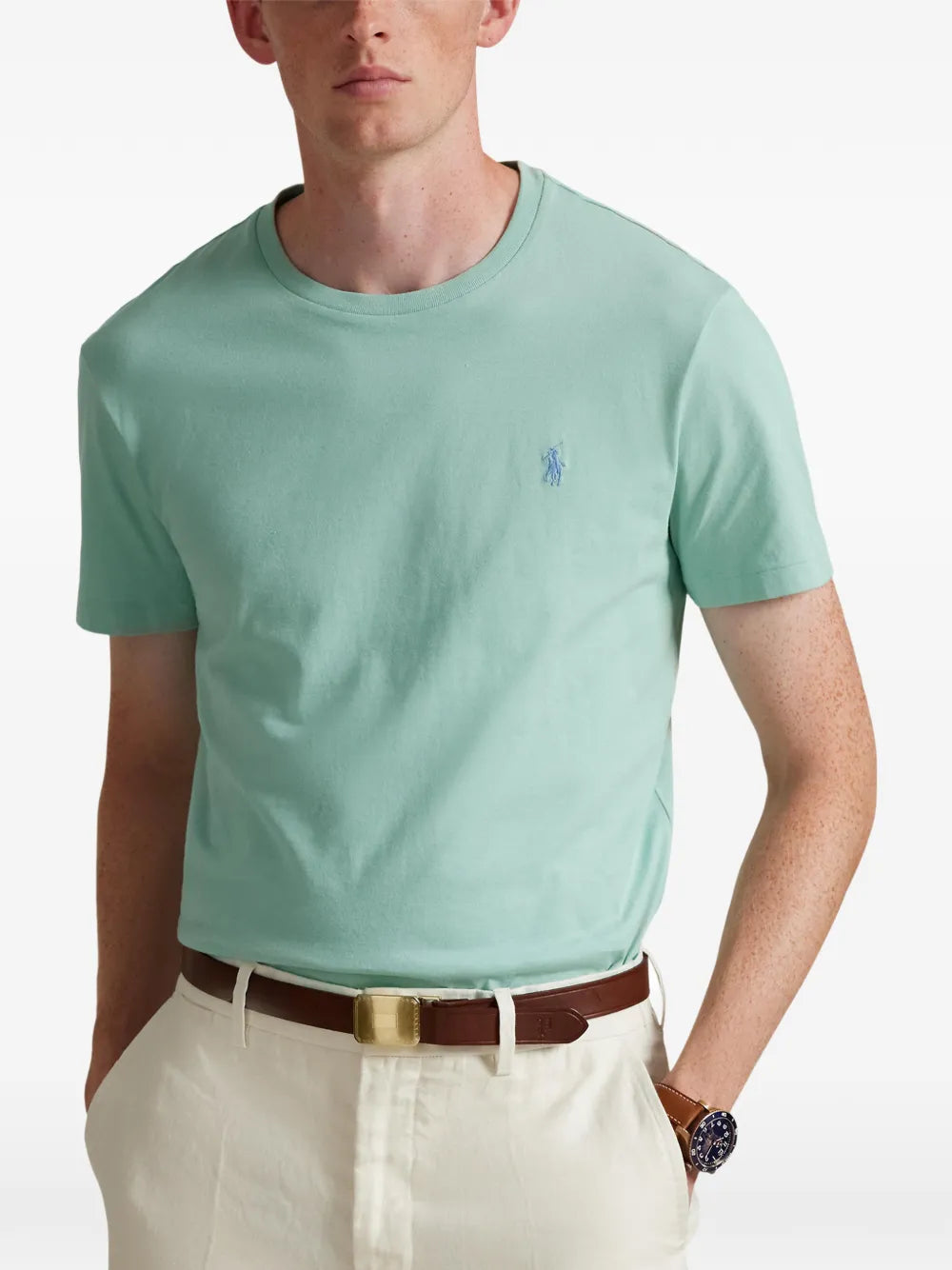 RL Crew-Neck T-shirt (Pista Green)