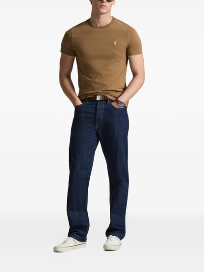 RL Crew-Neck T-shirt (Tan)