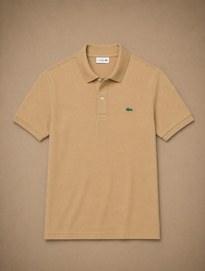 L Men Beige Original L.12.12 Slim Fit