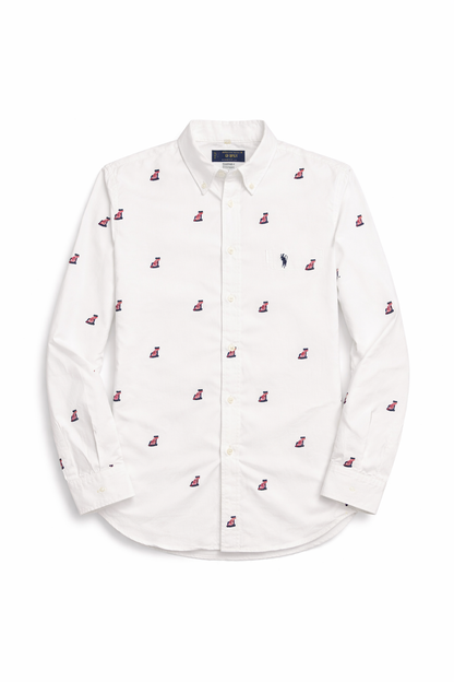 RL Full Sleeve Shirt WHITE