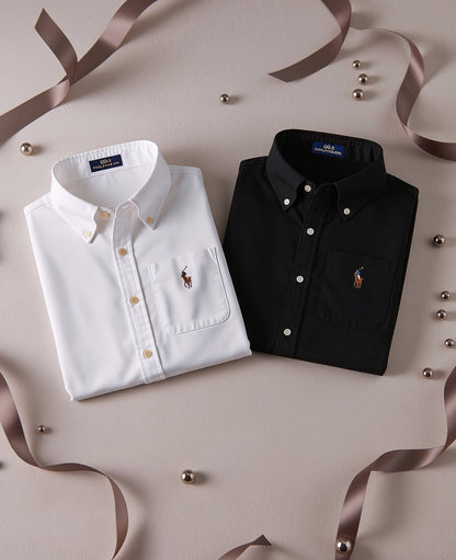 Men RL Polo Linen Cotton Shirts