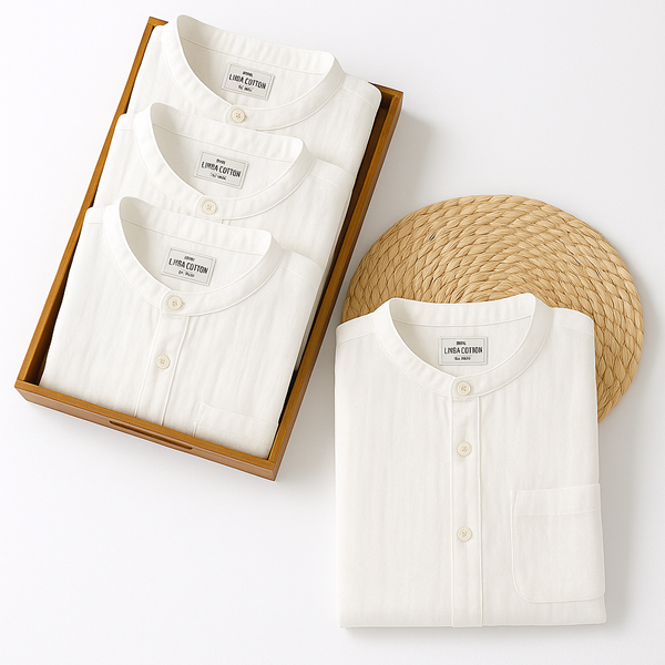 Men's Premium Line Linen Shirts (Pack Of 4)