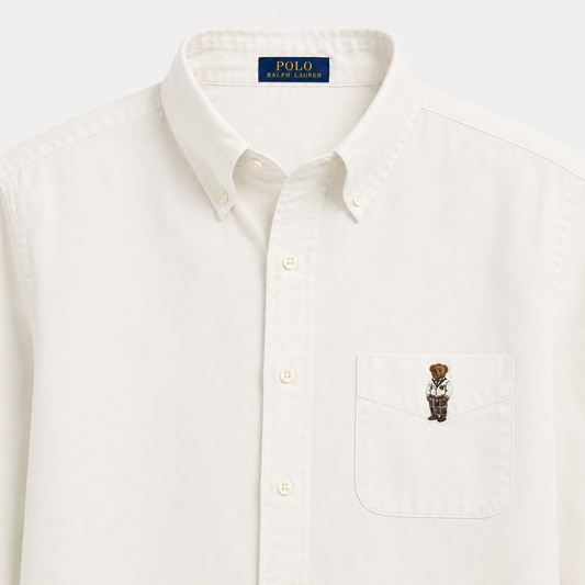 RL Off White Linen Shirt