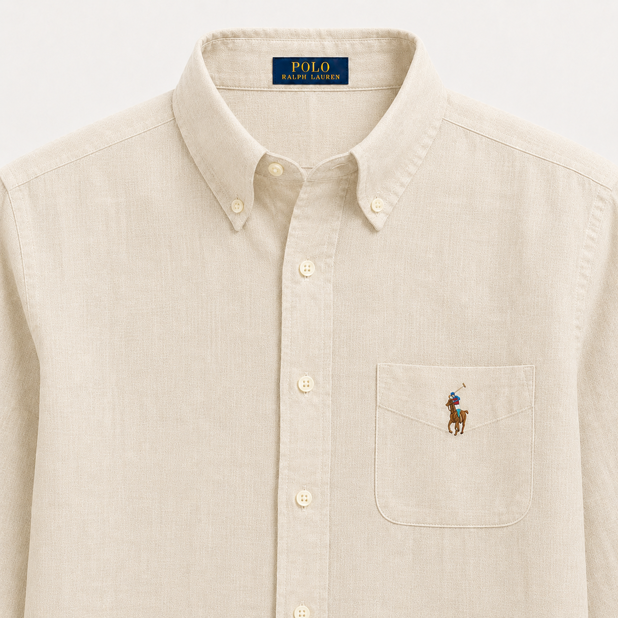 RL Beige Linen Shirt