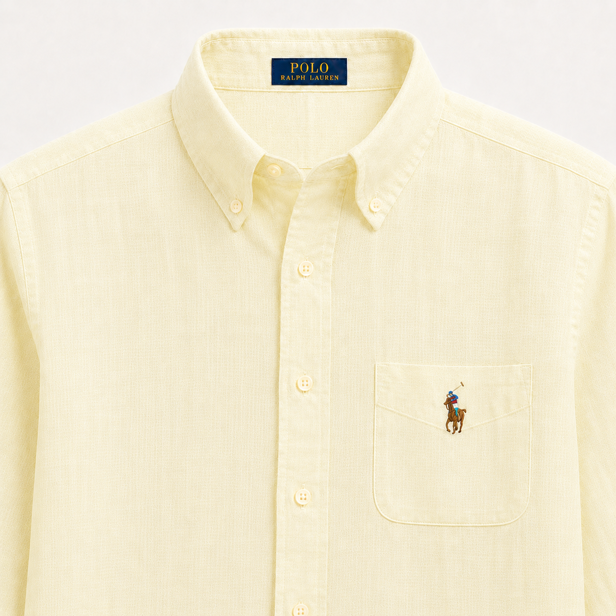 RL Luxury yellow Full Sleeve Shirt
