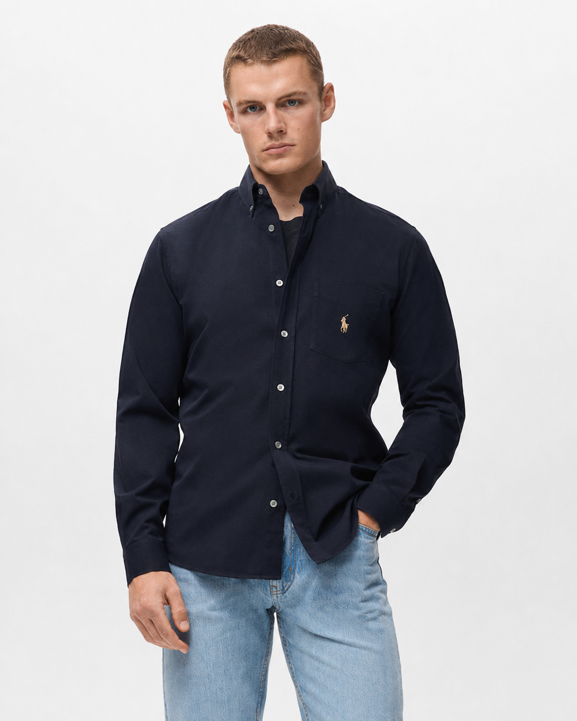 RL Luxury Beige Full Sleeve Shirt