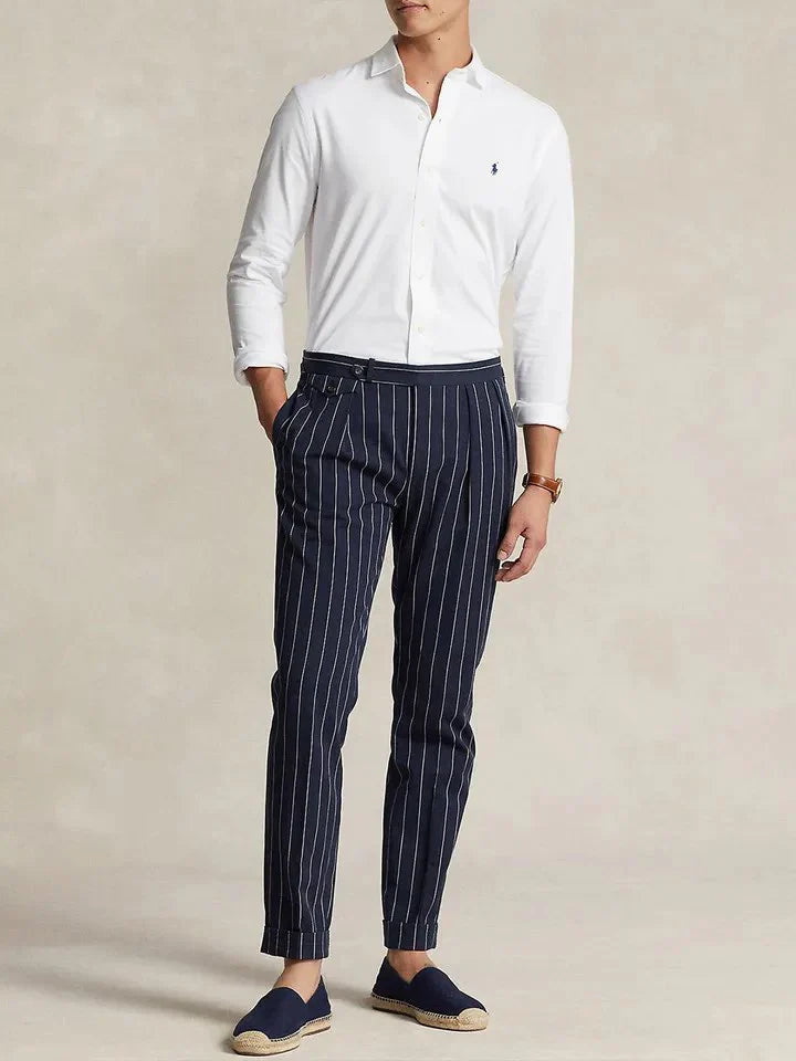 Polo Ralph Lauren Effortlessly Elegant White Cotton Button-Up Shirt