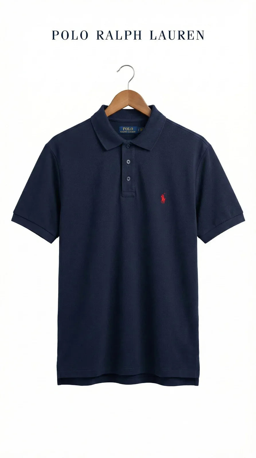 RL Collar T-shirt DARK BLUE