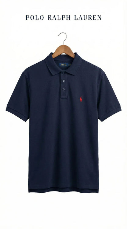 RL Collar T-shirt DARK BLUE
