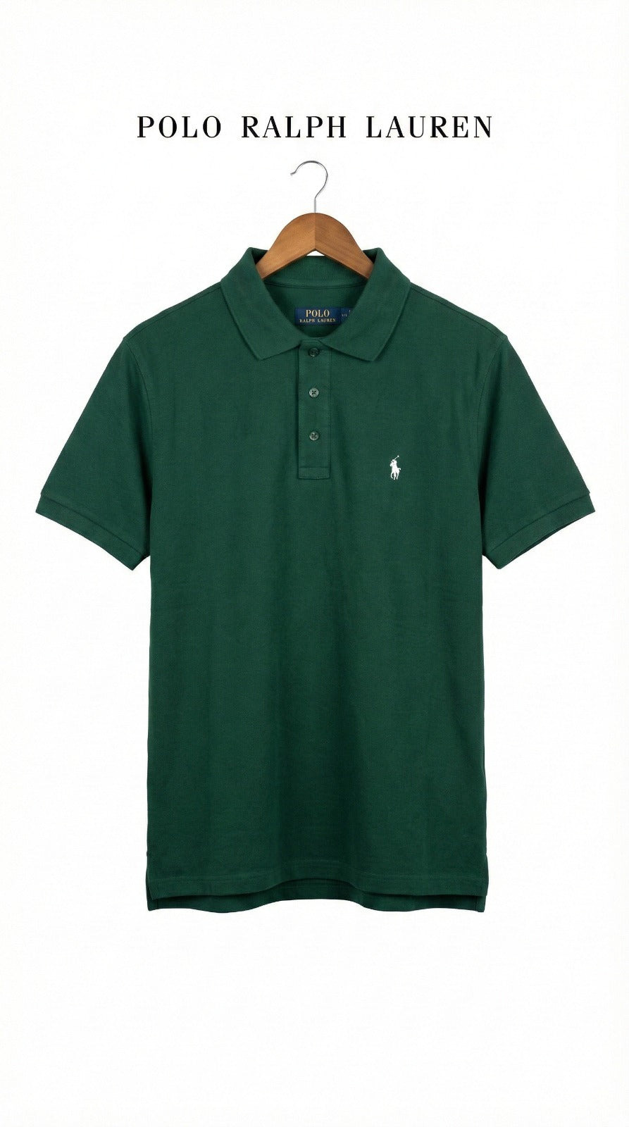 RL Collar T-shirt DARK GREEN