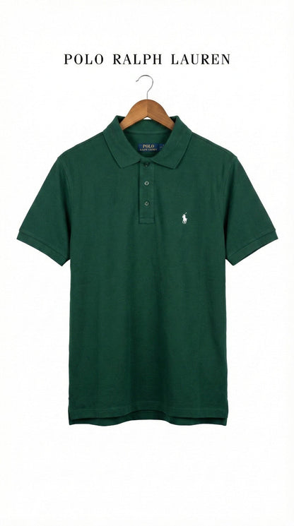 RL Collar T-shirt DARK GREEN