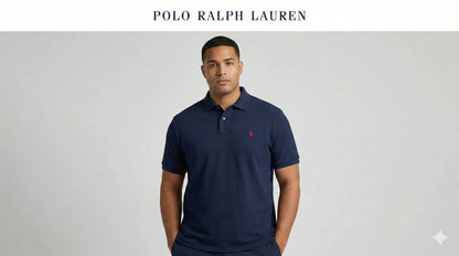 RL Collar T-shirt DARK BLUE