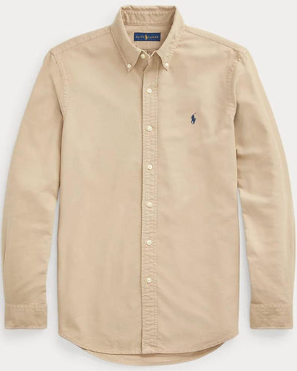 RL Tan Oxford Shirt