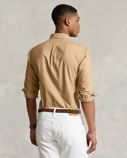RL Tan Oxford Shirt