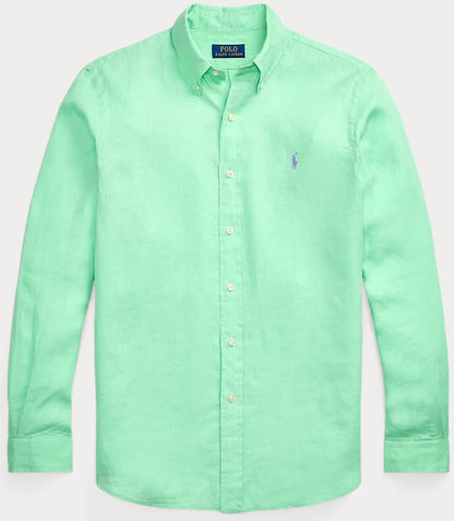 RL Sea Green Linen Shirt