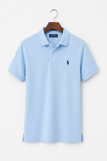 RL Collar T-shirt Sky Blue
