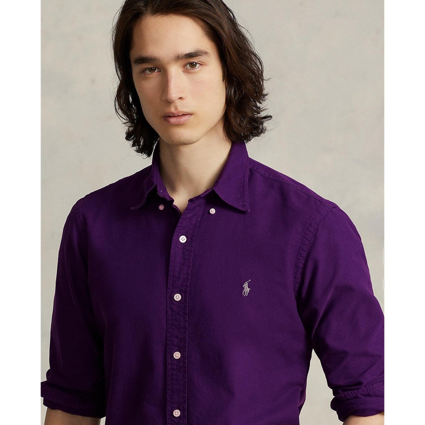 RL Purple Oxford Shirt