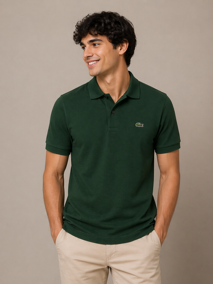 L Men Green Classic Fit L.12.12 Shirt