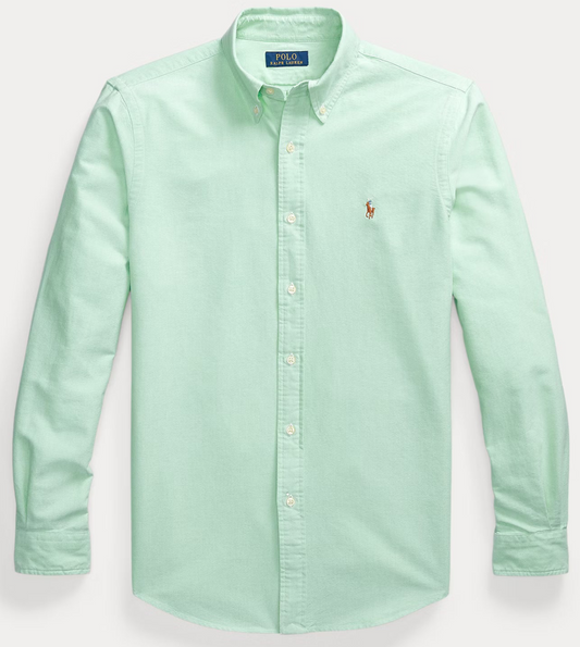 RL AQUA Green Oxford Shirt